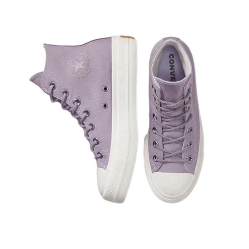 Converse Chuck Taylor AS Platform Canvas‎ Shoe Womens Size 9 Lilac  A05014F New